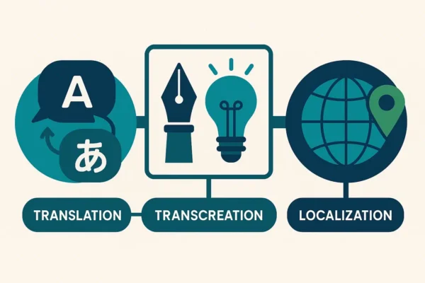 Translation, Transcration, Localization